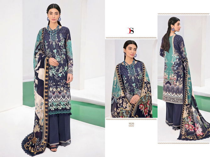 Deepsy Cheveron Lawn 22 Vol 2 Fancy Wear Cotton Embroidery Pakistani Salwar Kameez Collection